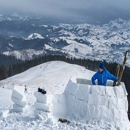 Construction d'igloo