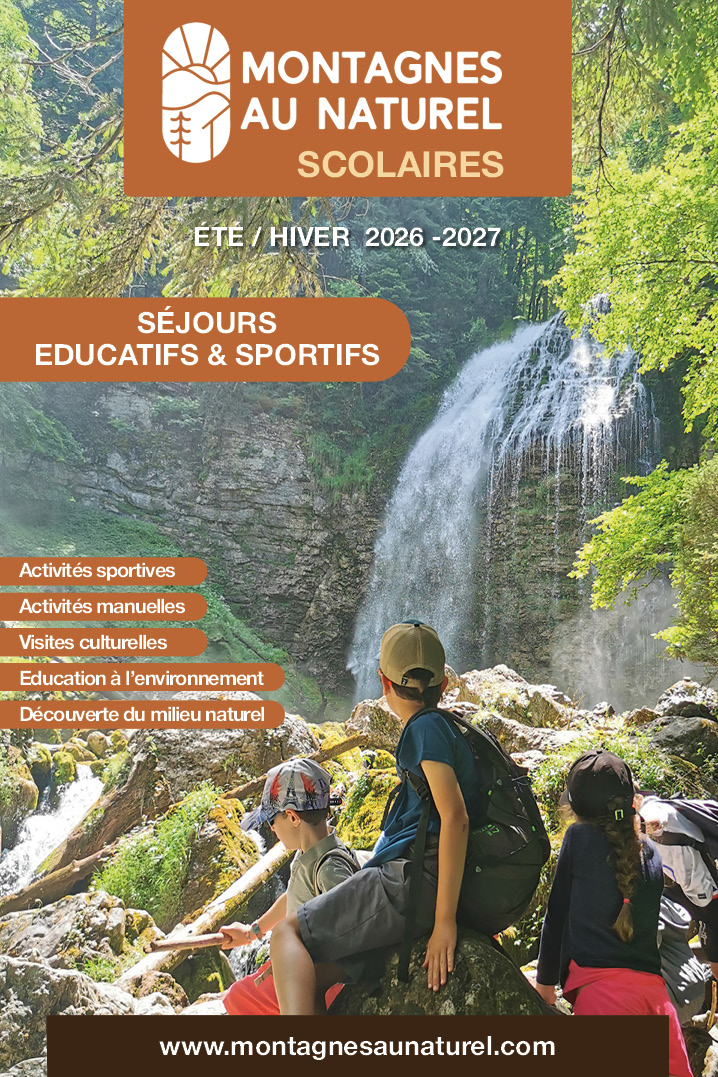 Brochure Montagnes Au Naturel dédiée aux séjours scolaires