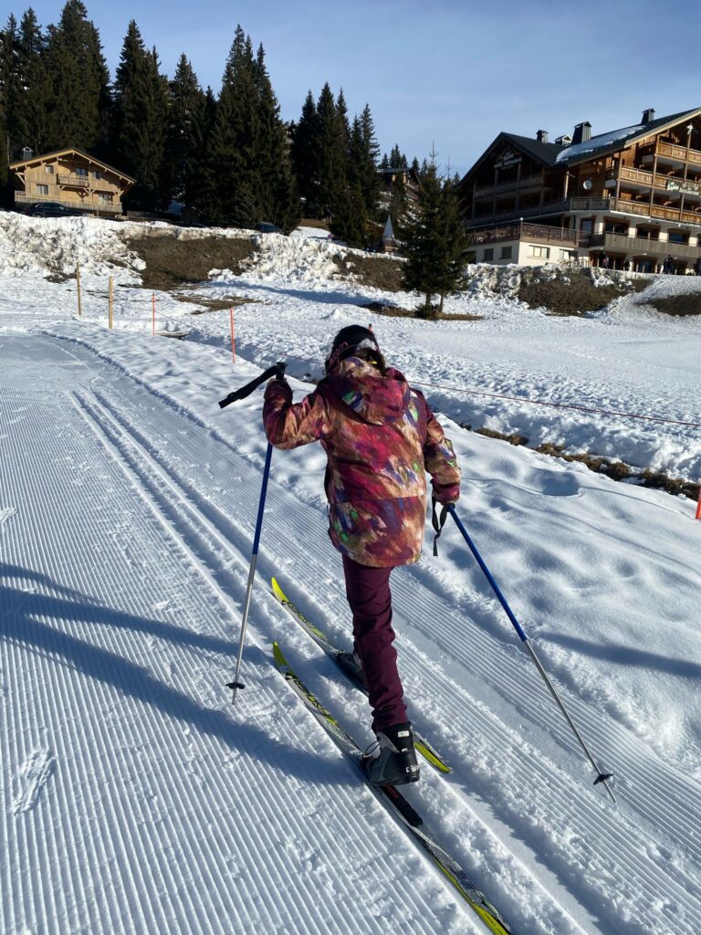 Classe de neige dans les Alpes