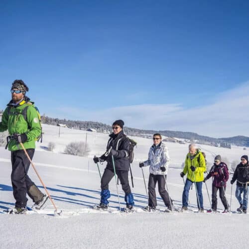 Sortie en raquettes dans le Jura