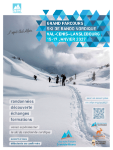 Affiche Grand parcours Ski de Randonnée Nordique