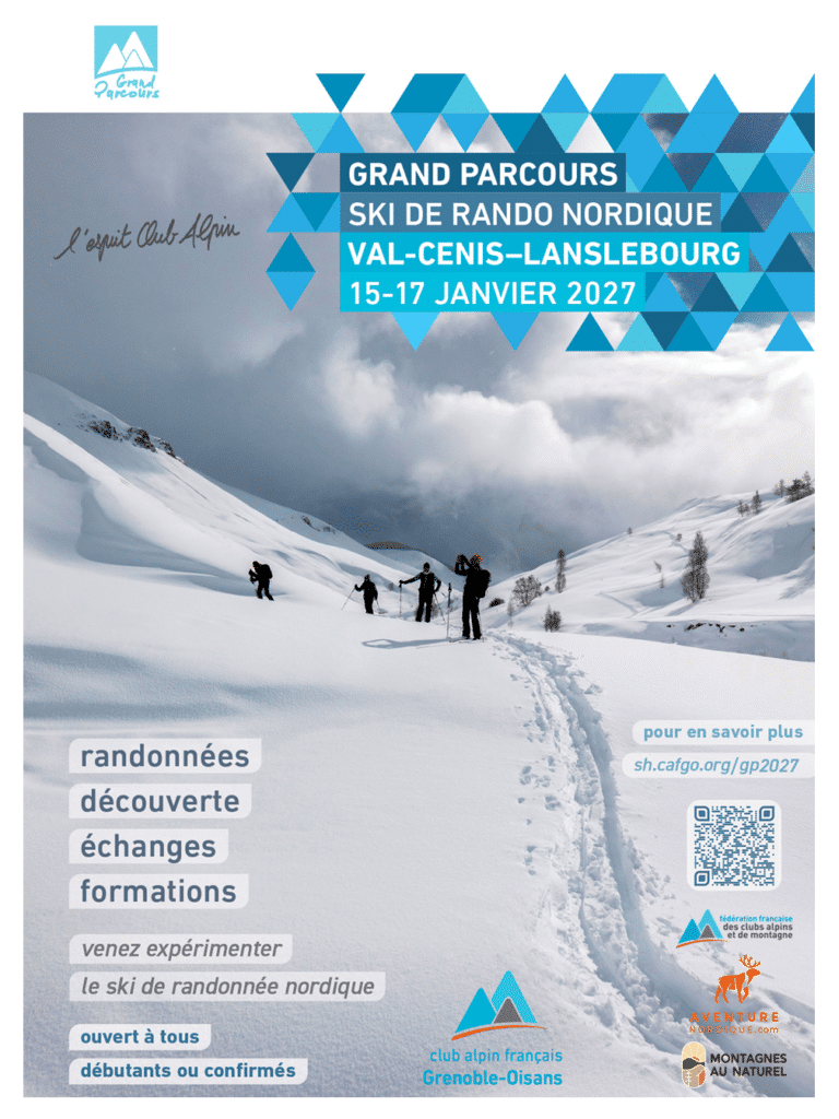 Affiche Grand parcours Ski de Randonnée Nordique